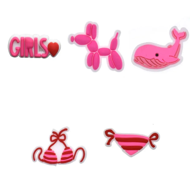 Pin’s Valise Rose – Accessoire Tendance pour Crocs & Coques