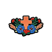 1pcs PVC Religious Jesus Clog Shoe Charms Holy Bible Shoe Decorations Pins for Woman Men Party Favor Gifts DIY Clips Accessories - FullCase