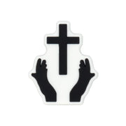 1pcs PVC Religious Jesus Clog Shoe Charms Holy Bible Shoe Decorations Pins for Woman Men Party Favor Gifts DIY Clips Accessories - FullCase