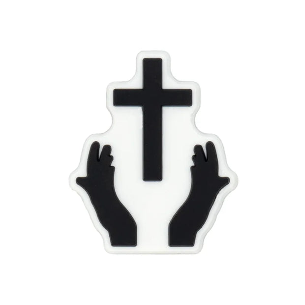 1pcs PVC Religious Jesus Clog Shoe Charms Holy Bible Shoe Decorations Pins for Woman Men Party Favor Gifts DIY Clips Accessories - FullCase