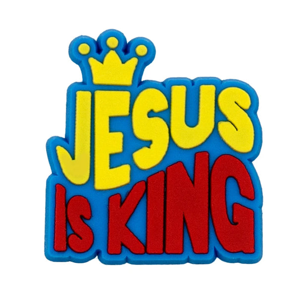 1pcs PVC Religious Jesus Clog Shoe Charms Holy Bible Shoe Decorations Pins for Woman Men Party Favor Gifts DIY Clips Accessories - FullCase