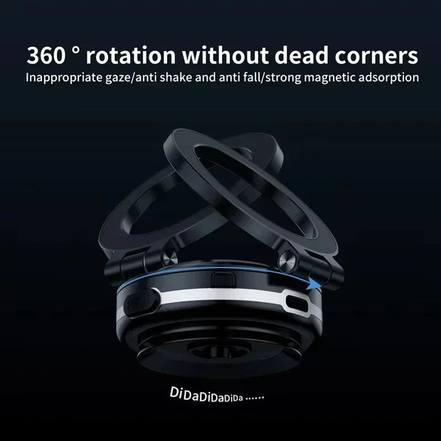 Support Téléphone pour iPhone MagSafe – Rotation 360°, Ventouse & Bras Pliable - FullCase