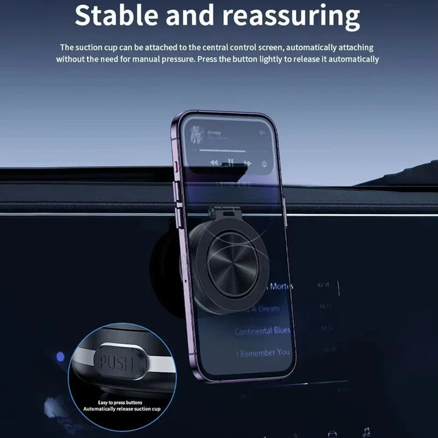 Support Téléphone pour iPhone MagSafe – Rotation 360°, Ventouse & Bras Pliable - FullCase