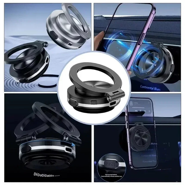 Support Téléphone pour iPhone MagSafe – Rotation 360°, Ventouse & Bras Pliable - FullCase