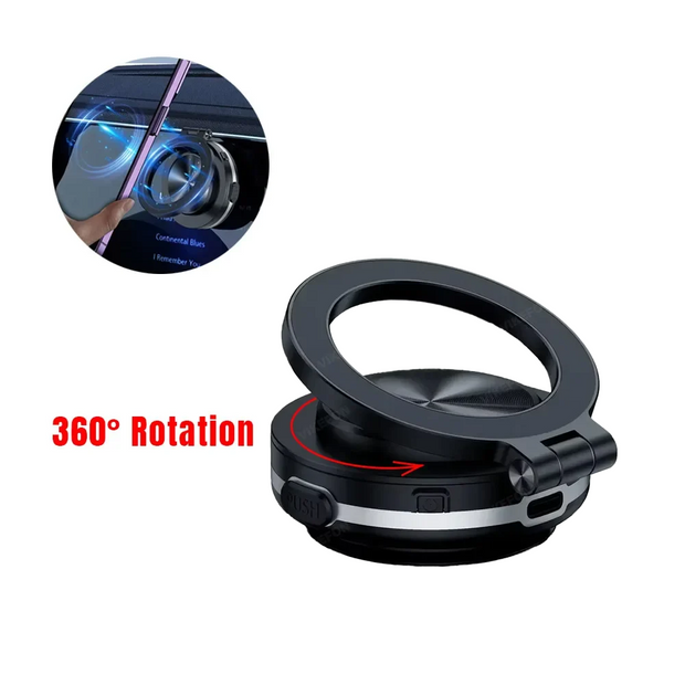 Support Téléphone pour iPhone MagSafe – Rotation 360°, Ventouse & Bras Pliable - FullCase