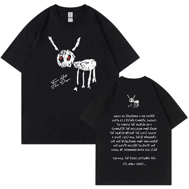 T-shirts Oversized 100% Cotton Drake Certified Lover Boy - FullCase