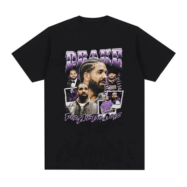 T-shirts Oversized 100% Cotton Drake Certified Lover Boy - FullCase