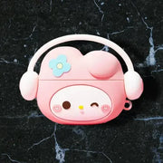 Coque Airpods Hello Kitty, Kuromi et Melody – Protection Silicone FullCase