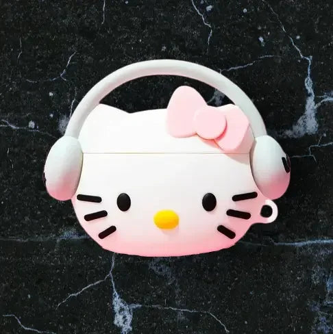 Coque Airpods Hello Kitty, Kuromi et Melody – Protection Silicone FullCase