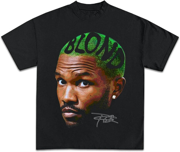 Frank Oceans Shirt Rap Tee Concert Merch Blonds Album Cover Graphic T-Shirt  COTTON New Arrival anime clothes  t shirts for men - FullCase
