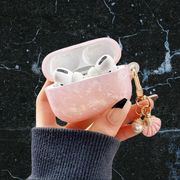 Coque Bijou Perles pour AirPods – Look Glamour + Porte-Clés - FullCase