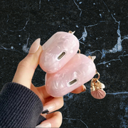 Coque Bijou Perles pour AirPods – Look Glamour + Porte-Clés - FullCase