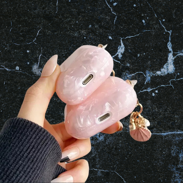 Coque Bijou Perles pour AirPods – Look Glamour + Porte-Clés - FullCase
