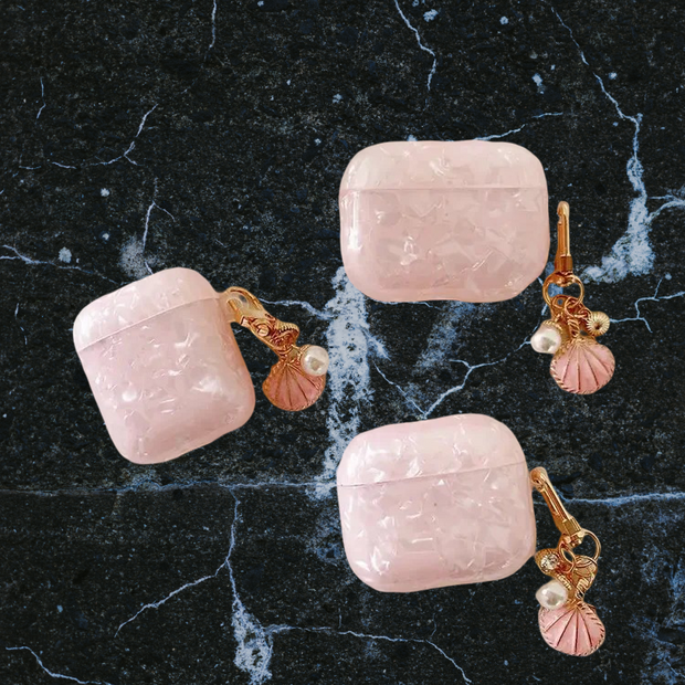 Coque Bijou Perles pour AirPods – Look Glamour + Porte-Clés - FullCase