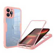 360 Full Body Protection Case For iPhone 15 14 13 12 11 Pro Max Front Screen Shockproof Cover iPhone X XR SE 2020 case FullCase