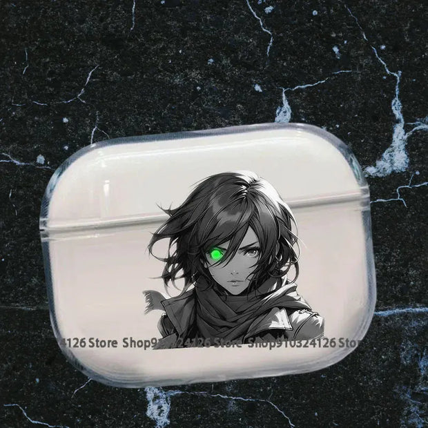 Coque Airpods Attack des Titan Mikasa Ackerman - FullCase