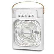 Ventilateur Portable 3-en-1 : Brumisateur, LED & Rafraîchisseur d’Air - FullCase