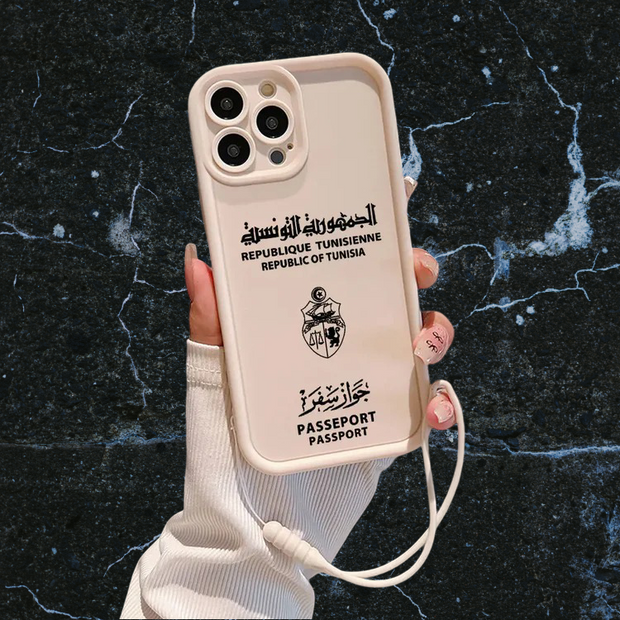Coque Passeport Tunisien pour iPhone