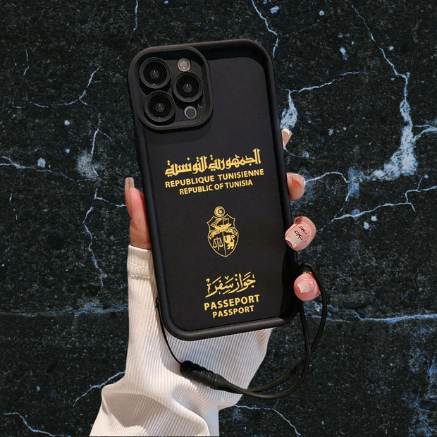 Coque Passeport Tunisien pour iPhone