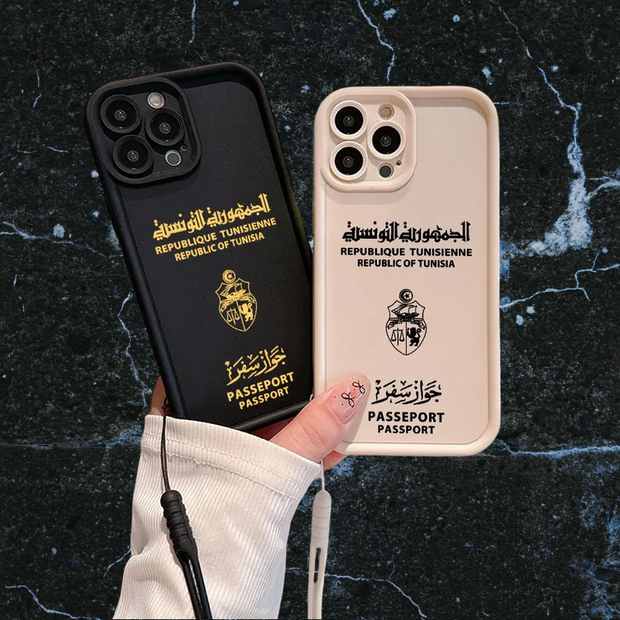 Coque Passeport Tunisien pour iPhone